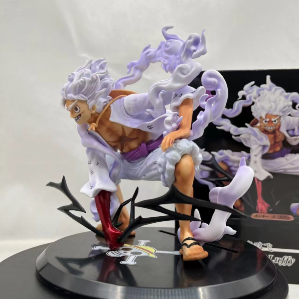 ⚡ Luffy Gear 5 – Nika Battle Edition (20 cm PVC Actiefiguur) - Afbeelding 3