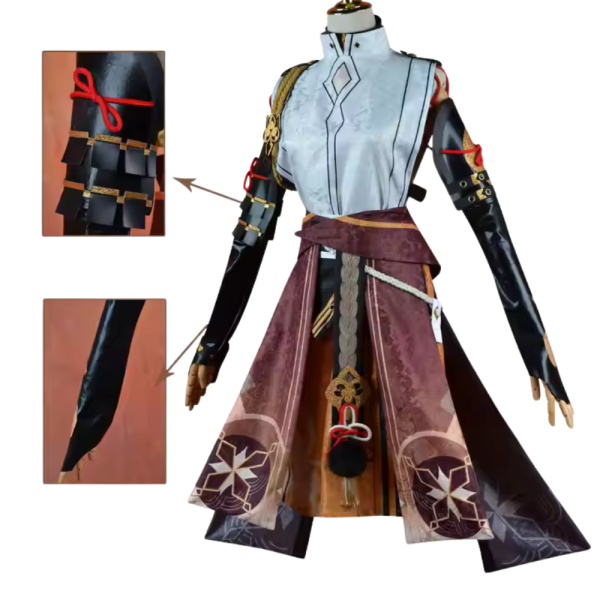 Genshin Warrior Cosplay Outfit - Afbeelding 3