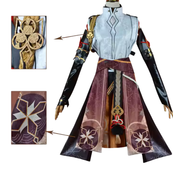 Genshin Warrior Cosplay Outfit - Afbeelding 4