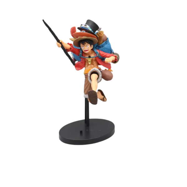 🏴‍☠️ One Piece Actiefiguren – Luffy, Sanji & Ace (ca. 19 cm) - Afbeelding 5