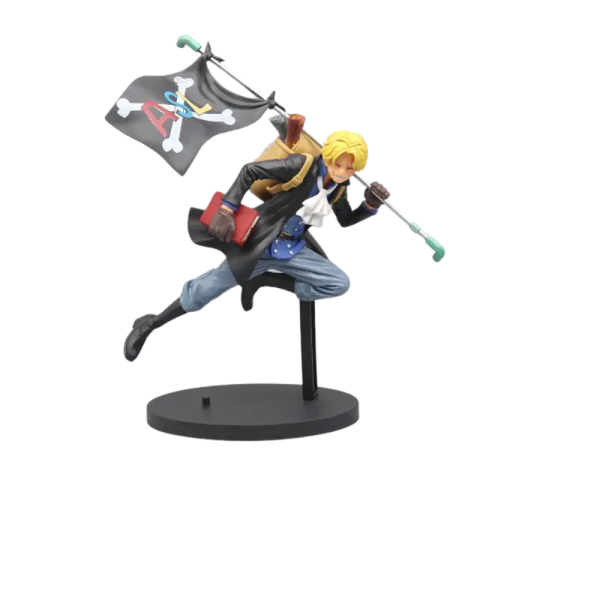 🏴‍☠️ One Piece Actiefiguren – Luffy, Sanji & Ace (ca. 19 cm) - Afbeelding 6
